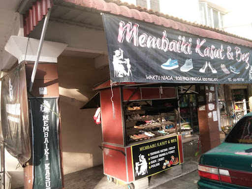 Membaiki kasut dan beg. Seri saujana (experess & low prise}